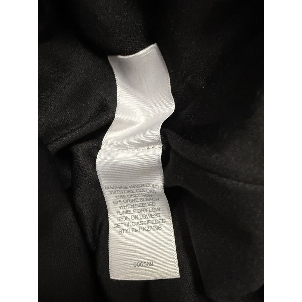 Bisou Bisou Michele Bohbot Sleeveless Midi Womens  Black Dress Ruched. Sz 2 - Picture 8 of 12